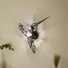 Image de Opviq Applique murale W-053 Lasercut, design d'oiseau noir