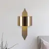 Image de Opviq Applique murale 619-A, couleur or antique, métal, hauteur 75 cm