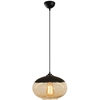 Image de Opviq - Suspension Camini miel/noir - 25x113 cm OS