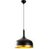 Image de Lustre élégant et sophistiqué en or noir | 30 cm de diamètre | 128 cm de hauteur