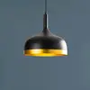 Image de Opviq Suspension Sivani MR-826, noir/doré, métal, Ø 30 cm