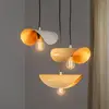 Image de Opviq Suspension Sivani MR-964 3 lampes à Rondelle blanc/or