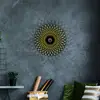 Image de Opviq Applique murale Fellini MR-987 motif ajouré Ø50cm noir