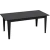 Image de Table à manger - POLKA - Rectangulaire - 4 personnes - 180 x 77 x 90 cm - Noir