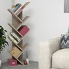 Image de Wooden Art - Bibliothèque Hitit marron - 46x128.5x22 cm OS