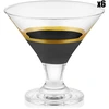 Image de Hermia Concept - 6 Coupes à glace noir/doré - D.9xH.8 cm OS