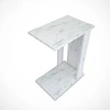 Image de Hanah Home - Table d'appoint Pasific C blanc/noir - 30x61x43 cm OS