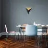 Image de Opviq Applique murale Bird 3201, forme triangulaire, noir