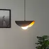 Image de Opviq Suspension Vatoz 2866 à 1 lampe, noir, verre opalin