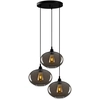 Image de Opviq - Suspension Smoked 051 gris fumé - H.120x61 cm OS