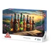 Image de Art Puzzle : Puzzle de 1000 pièces Bouteilles de bière rétro - Qualité supérieure pour les amateurs de puzzle et le plaisir en famille - Divertissement engageant