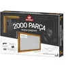 Image de art puzzle Cadre puzzle doré de 2000 pièces démonté