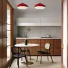 Image de ROYALTECH Plafonnier Olli, Ø 40 cm, rouge/blanc, métal, E27