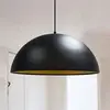 Image de ROYALTECH Suspension Lipeo, noir/doré, Ø 50 cm, métal, E27