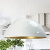 Image de bamyum Suspension Luminaire en Metal de 50 cm, Plafonnier Vintage, Lustre Salon, Cuisine, Chambre, Salle à Manger, Couloir, Lampe Ronde E27, Suspension Luminaire, Éclairage Intérieur, Blanc