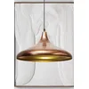 Image de bamyum Champion Suspension Luminaire Vintage, Lustre Salon de 35 cm, Lustre Cuisine en Métal, Lampe E27 Vintage pour Chambre, Suspension Luminaire pour Salle à Manger, Couloir, Ton Cuivré