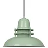 Image de Bamyum Lustre Industriel 34 cm - Lampe Suspension Vintage en Métal pour Salon, Cuisine, Chambre, Salle à Manger, Couloir - Menthe Verte