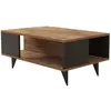 Image de CONCEPT1 Yuka noyer noir 90 x 60 x h39,5cm 835PUQ2833