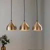 Image de Opviq Suspension Tattoo 6212 à 3 lampes linear gold