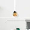 Image de Opviq Suspension Gold 030, verre transparent doré Ø 15 cm à 1 lampe