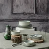 Image de Hermia Concept - Service de table en Porcelaine dégradé blanc/gris/bleu - 24 pièces OS