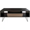 Image de CONCEPT1 Mistico noir noyer 120 x 60 x h45,6cm 788DEC4030