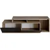 Image de CONCEPT1 Nexera - Noyer, Noir 149,8 x 42,9 x 35,3 788DEC4033
