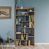 Image de Wooden Art - Bibliothèque Kuttap beige - 90x182x22 cm OS