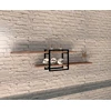 Image de Wooden Art - Etagère murale mone noyer - 120x30x18 cm OS