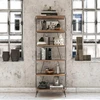 Image de Wooden Art - Bibliothèque Balaban beige - 48x31x165 cm OS