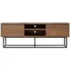 Image de CONCEPT1 Rodez 140 Noyer, Noir 140 x 50 x 40 863SPH5103