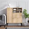 Image de Homitis - Buffet Ewa saphir/marron - 100x35x125 cm OS