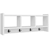 Image de Homitis - Etagère porte-manteau Star blanche - 75.6x35x22 cm OS