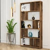 Image de Wooden Art - Bibliothèque lima noyer - 90x180x20 cm OS