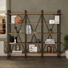 Image de Wooden Art - Bibliothèque ML4 marron - 219.6x34x180 cm OS