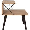 Image de Wooden Art - Table de chevet Cross bois - 50x55x40 cm OS