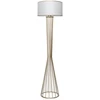 Image de Opviq - Lampadaire Ayd blanc/doré - 21x38x155 cm OS