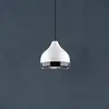 Image de Opviq Suspension Yildo 6868, blanc/noir, métal, à 1 lampe