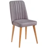 Image de Homitis - Chaise Stormi beige/gris - 100x48x39 cm OS