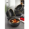 Image de Hermia Concept - 6 Bols noirs - D.10 cm OS
