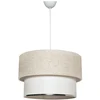 Image de Opviq - Lustre Tm121 crème/blanche - 33 x 33 x 22 cm OS