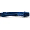 Image de CONCEPT1 Como angle droit bleu marine 310 x 270 x h70 569HLN1316