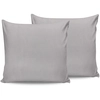 Image de En Vogue - 2 Taies d'oreiller grises 60x60 cm