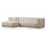 Image de CONCEPT1 Cady 3 places angle gauche beige 300 x 100 x h72 560ARE1843