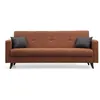 Image de CONCEPT1 Polya 3 places rouge carrelage 205 x 75 x h86 730MST1207