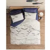 Image de CONCEPT1 Larum 240x220cm + 2 taies 60x60 bleu 129CTN64418