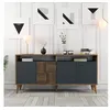 Image de CONCEPT1 Milan noyer anthracite 160 x 35 x 78cm 845HCT5329