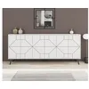 Image de CONCEPT1 Dune blanc 184 x 35 x 77,4cm 855DTE4236