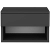 Image de Homitis - Table de nuit Jamot anthracite - 44.6x29x31.9 cm OS