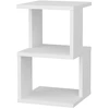 Image de Decortie - Table de chevet Carter blanche - 29.6x29.6x49.4 cm OS
